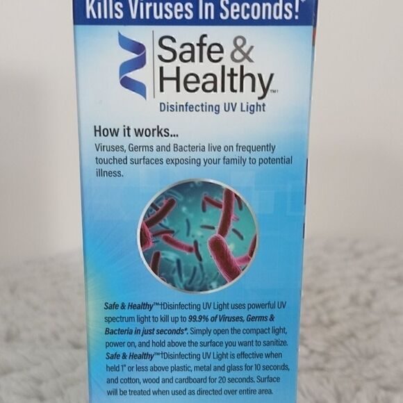 NIB Safe & Healthy Disinfecting UV Light - Picture 4 of 4